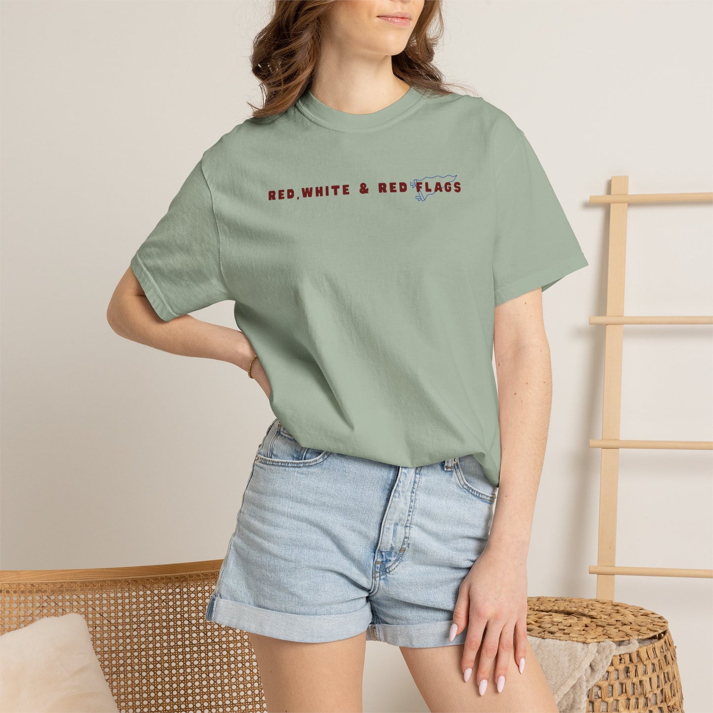 Red, White & Red Flags T-Shirt - Bay