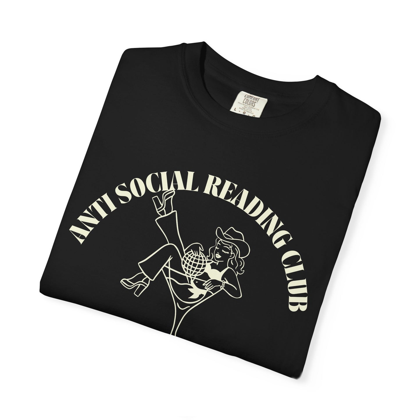 Anti-Social Reading Club T-Shirt — Black