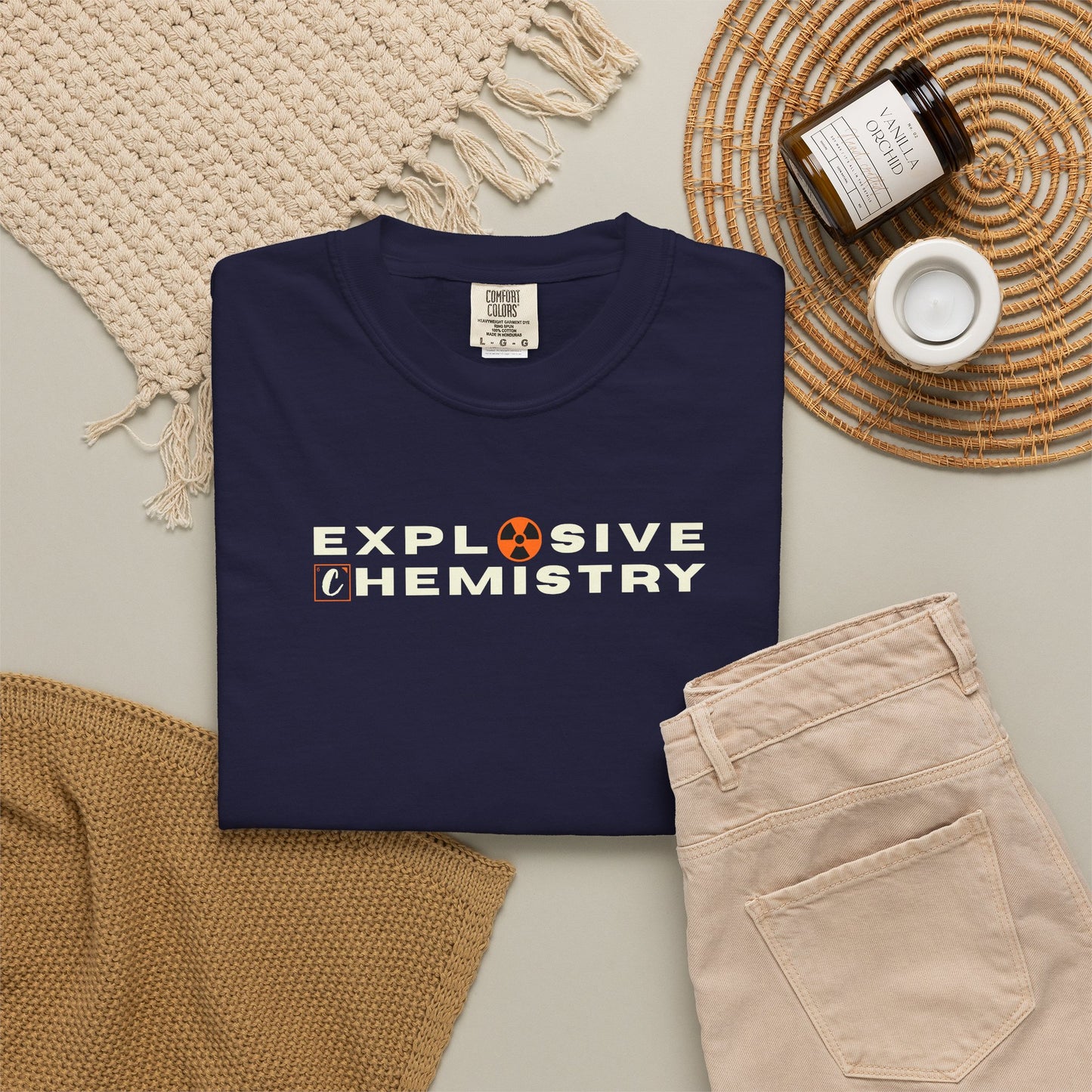 Explosive Chemistry T-Shirt - Navy