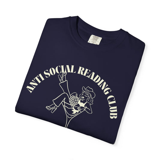 Anti-Social Reading Club T-Shirt — Navy