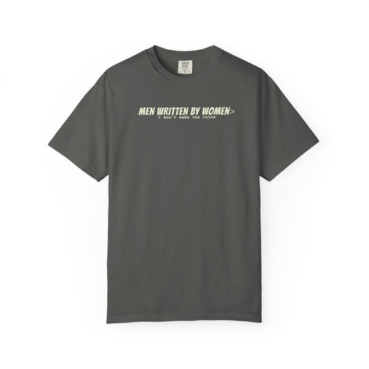 Men Written By Women T-shirt - Pepper (Deep Grey)