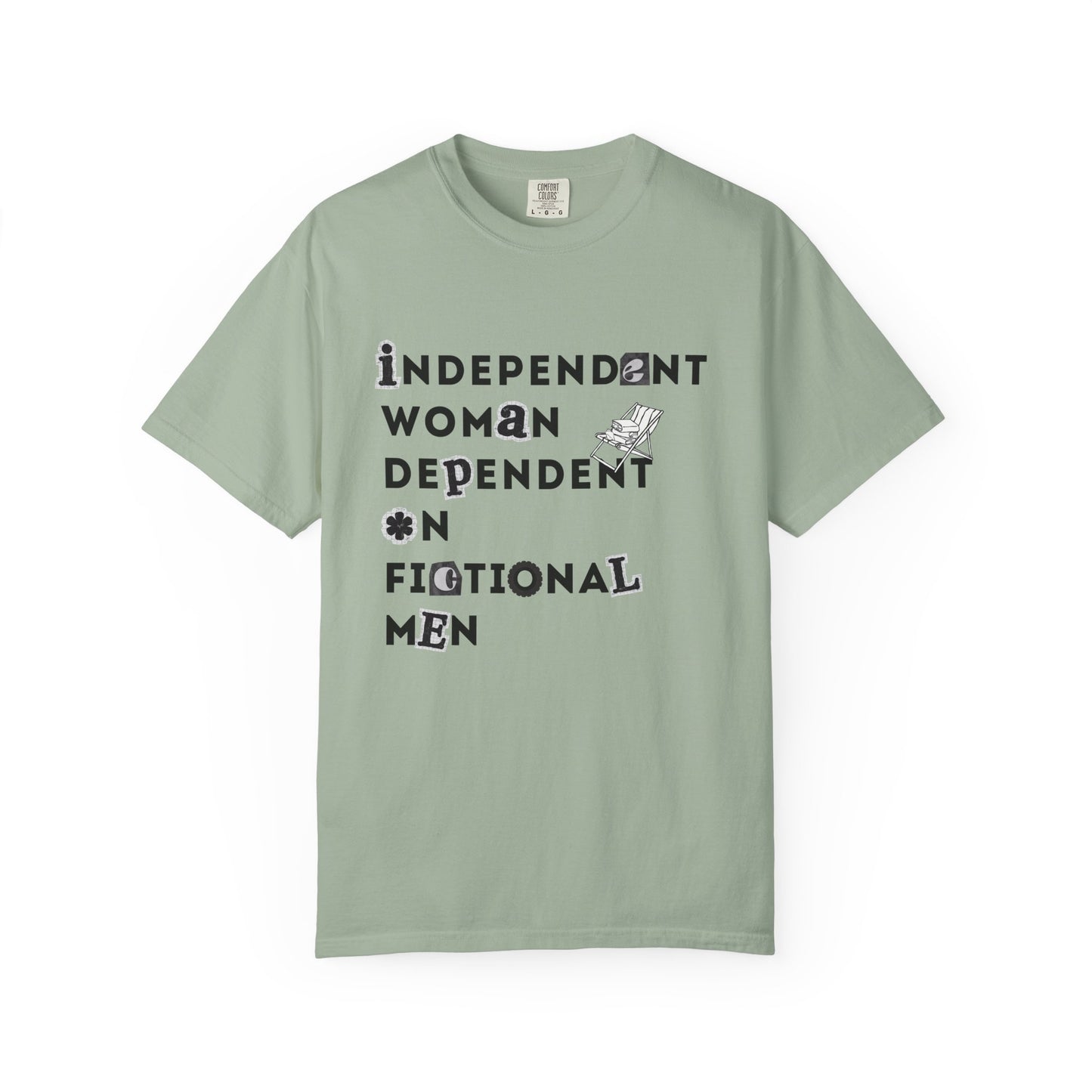 Independent Woman Dependent on Fictional Men T-Shirt - Bay