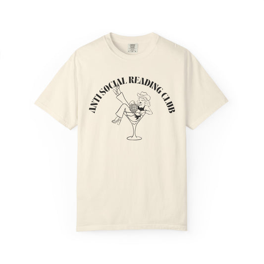 Anti-Social Reading Club T-Shirt — Ivory