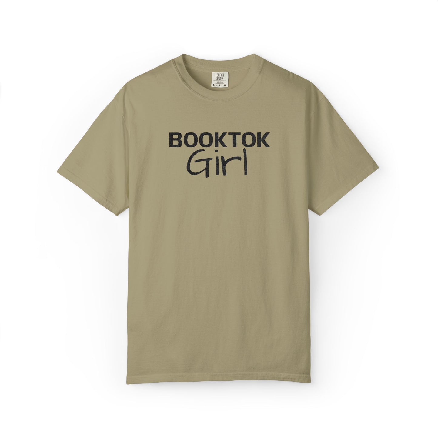 BookTok Girl T‑Shirt - Khaki
