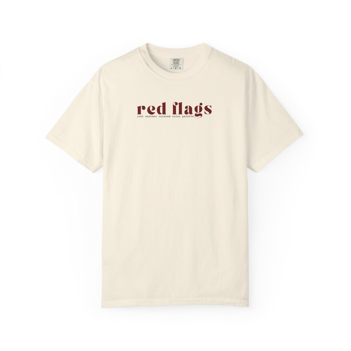 Red Flags Graphic T‑Shirt - Ivory