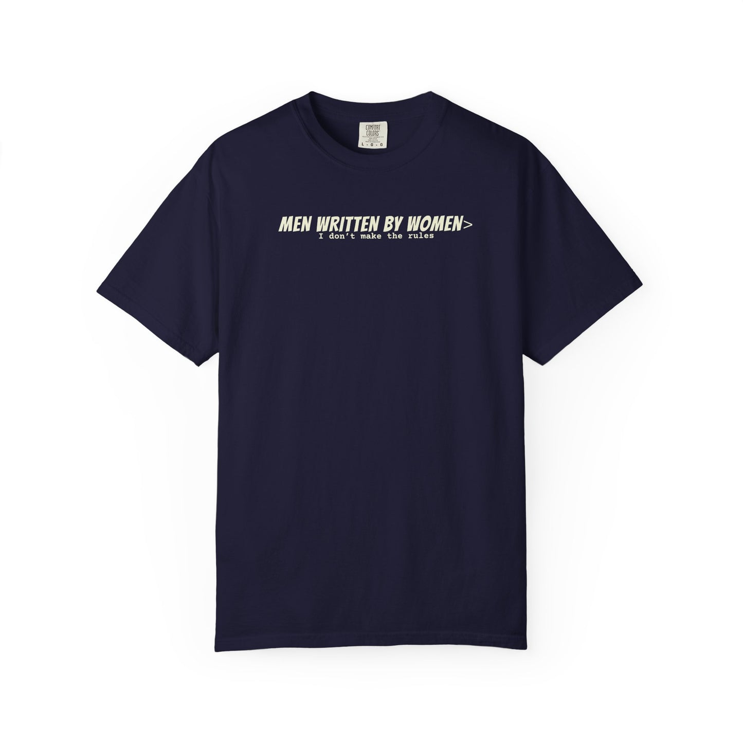 Men Written By Women T-shirt - Navy